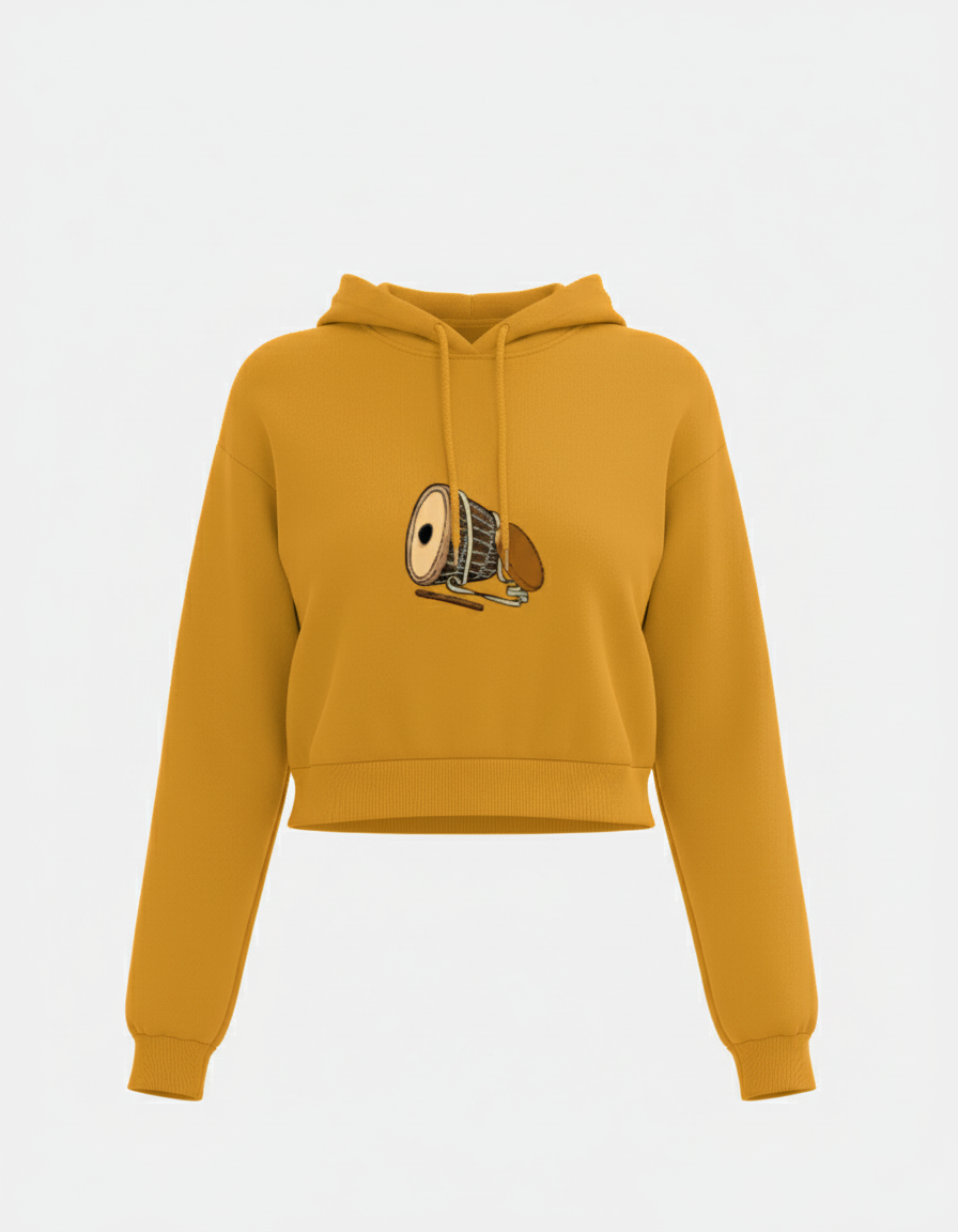 Tur-Thali Cropped Hoodie